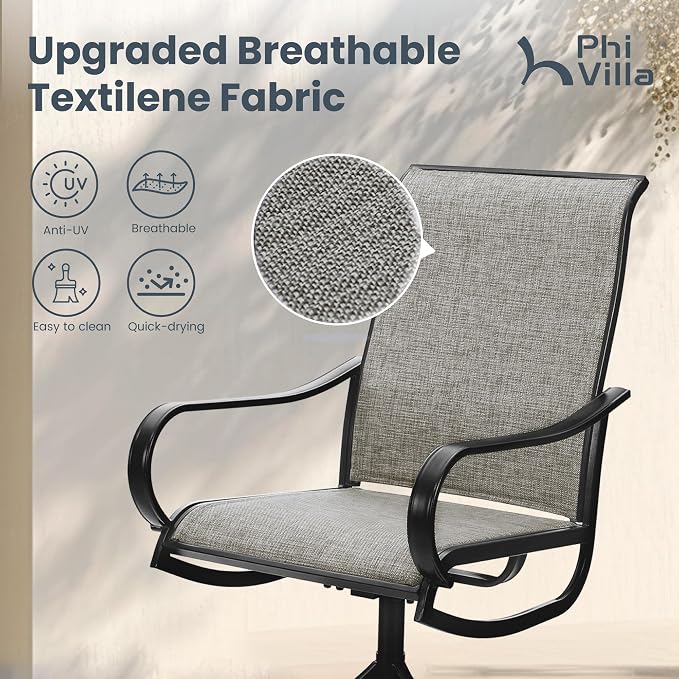 PHI VILLA 8 PCS Patio Dining Set - Image 3