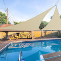 E&K Sunrise 8' x 8' x 8' Sun Shade Sail Triangle Canopy Shade Cover UV Block by EKSUNRISEINC