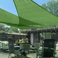 LOVE STORY Custom Size 10'x12'x15.6' Piquant Green Sun Shade Sail Right by LOVESTORY