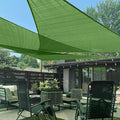 LOVE STORY Custom Size 5'x6'x7.8' Piquant Green Sun Shade Sail Right Triangle by LOVESTORY