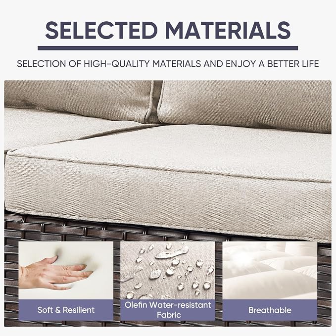 Belord 7 Pieces Patio Furniture Set - Image 2