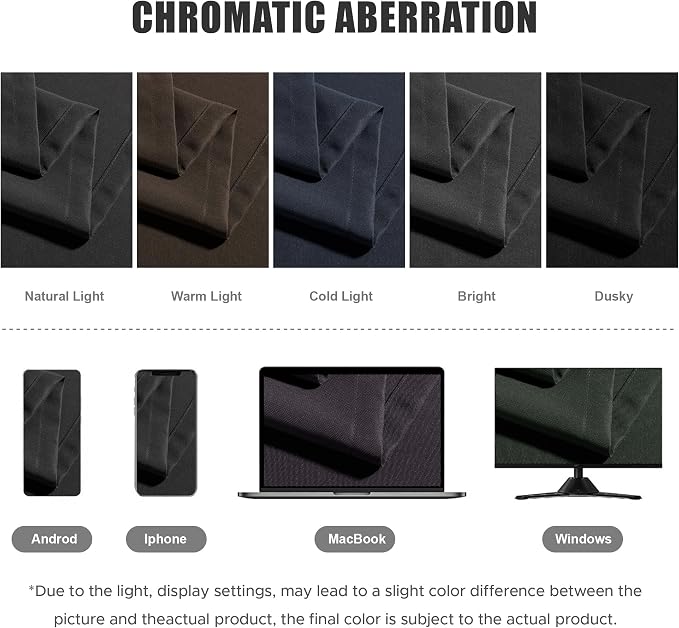 BONZER Outdoor Curtains for Patio Waterproof Thick Privacy Wide Grommet Light - Image 5