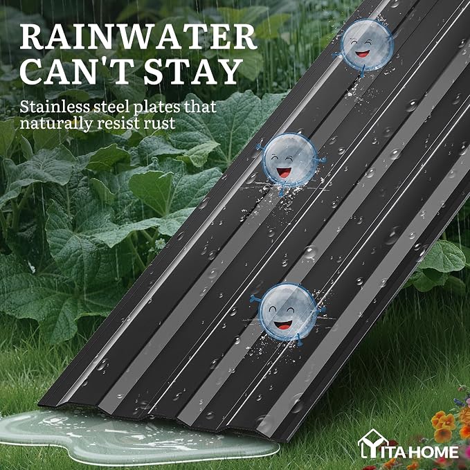 YITAHOME 6x3x1ft 2pcs Large Raised Garden Bed Kit, Galvanized Metal Planter Box - Image 5