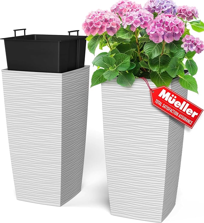 Mueller M-Resin Heavy Duty Tall Planters by Mueller