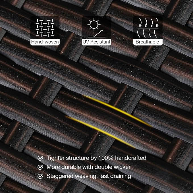 PHI VILLA 7 Pieces Outdoor Dining Set - Image 5