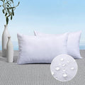 MIULEE Pack of 2 12x20 Outdoor Pillow Inserts, Outdoor Throw Pillows by MIULEE
