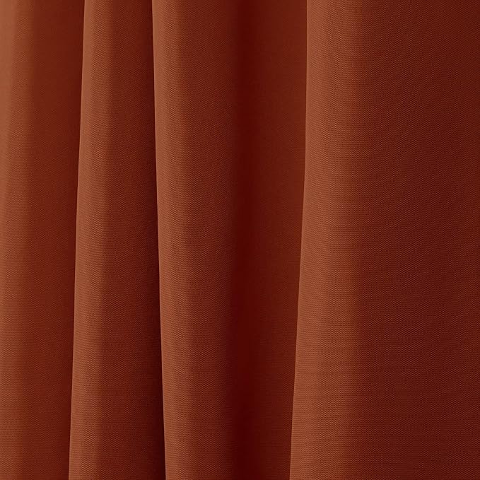 NICOLE MILLER NEW YORK Canvas Indoor/Outdoor Grommet Top Curtain Panel Pair - Image 2