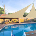 E&K Sunrise 17' x 17' x 17' Sun Shade Sail Triangle Canopy Shade Cover UV Block by EKSUNRISEINC