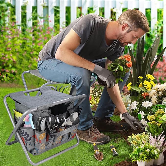 MDSTOP Folding Gardening Stool - Image 2