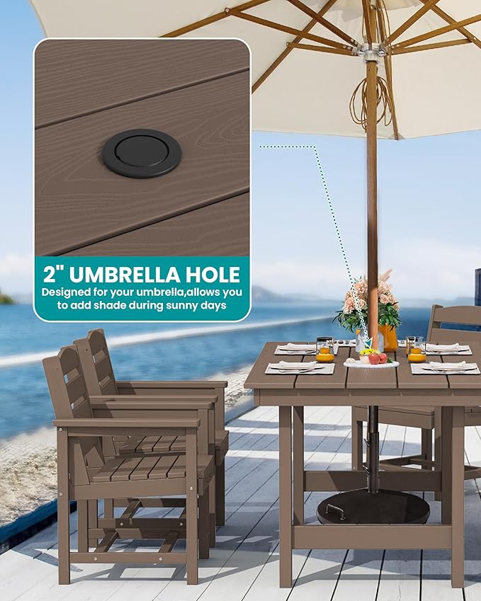 SERWALL 8-Piece Patio Dining Sets - Image 2