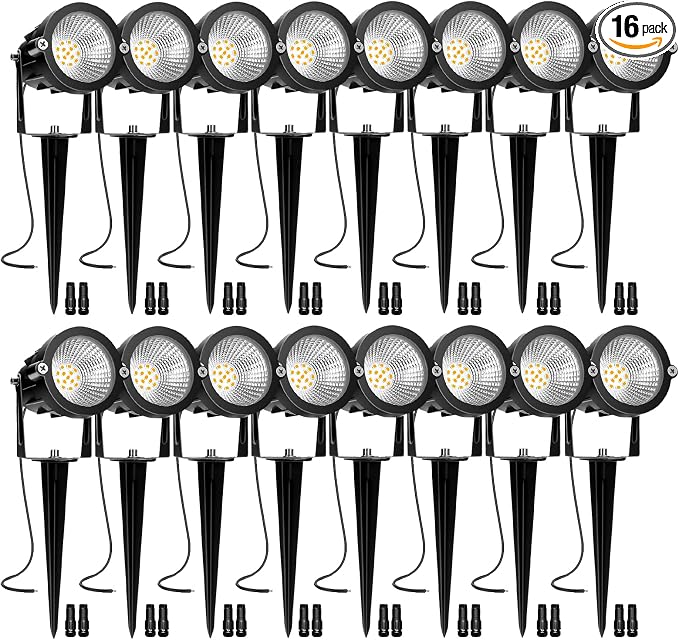 Low Voltage Landscape Lights, 10W 12/24V 2700K Warm White Landscape Lighting by REEGOLD