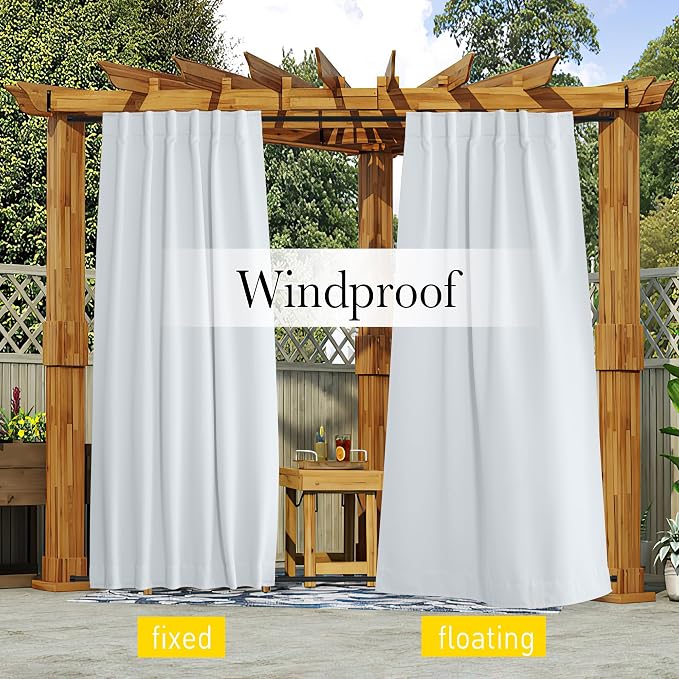 NICETOWN Blackout Outdoor Curtains - Image 4