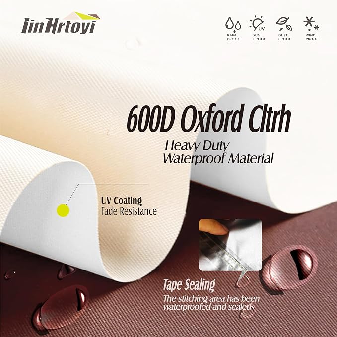 JinHrtoyi Outdoor Chair Covers 2 Pack, 33Wx35Dx36H inches Patio Chair Cover - Image 6