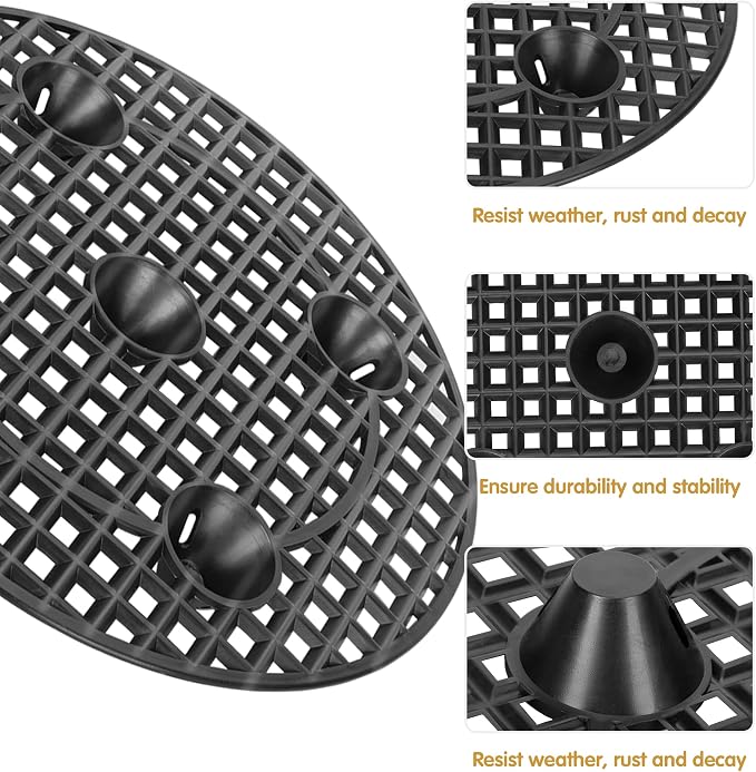 moonoom 4 Pieces Potted Plant Stand Holder, Large Planter Holder, Heavy Duty - Image 3
