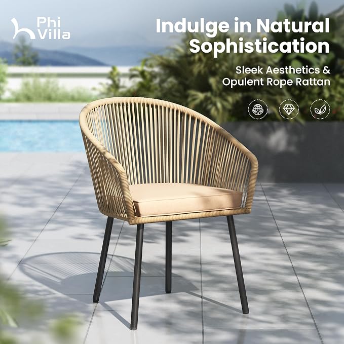 PHI VILLA 9 Piece Outdoor Dining Set - Image 2