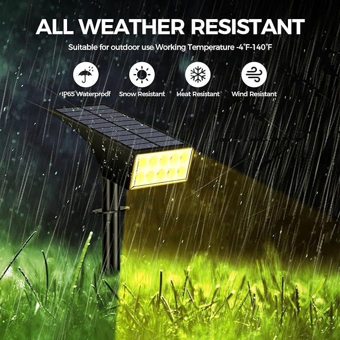 Solar Lights Outdoor Waterproof IP65, Spot Solar Light - Image 4