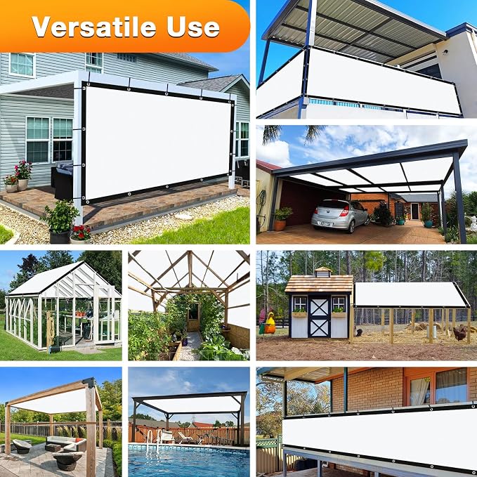 Artpuch Outdoor Pergola Shade Cover 10' X 12' Sun Shade Cloth - Image 6
