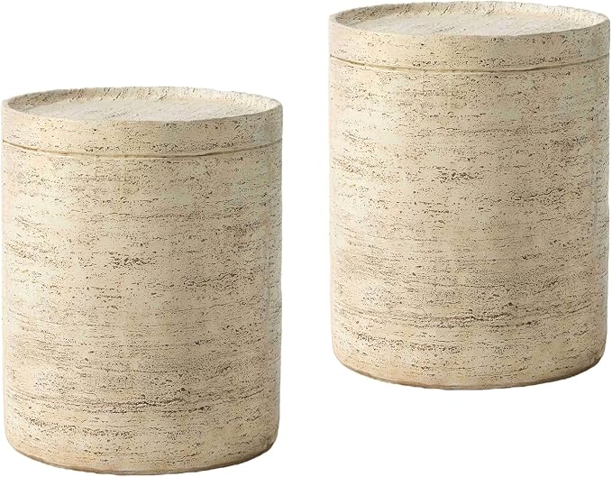 SUNBURY Set of 2 Outdoor Side Tables by SUNBURY