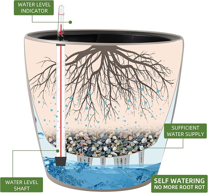 Dexceder 13x12 Self Watering Planter - Image 2