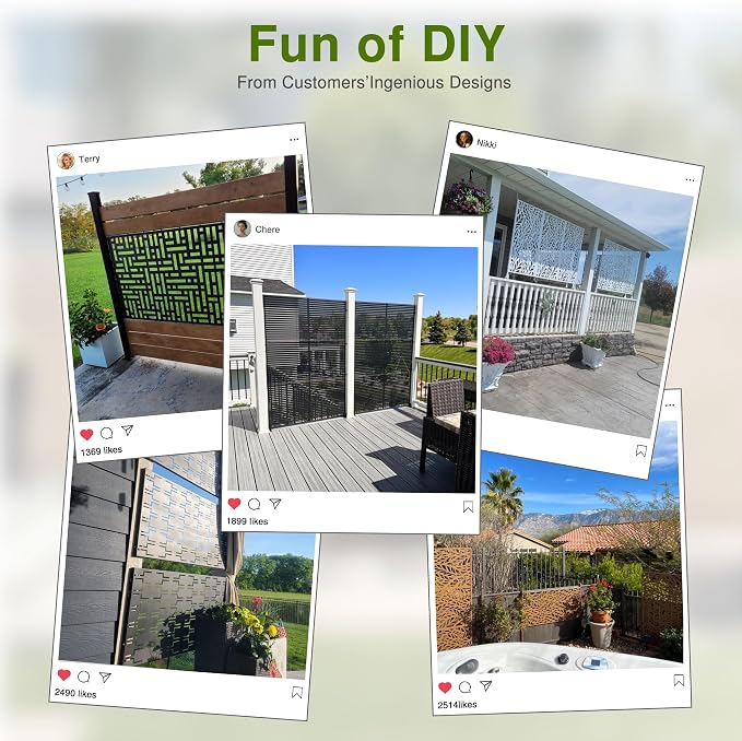 Casaphoria Metal Privacy Screen Outdoor - Image 9