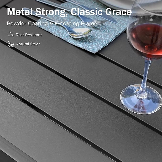 PHI VILLA 9 Pieces Outdoor Dining Set - Image 5