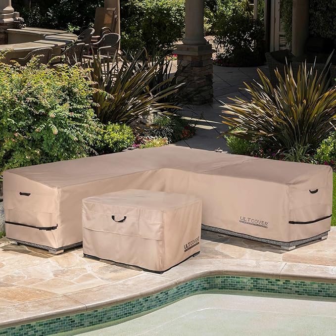 ULTCOVER Patio V-Shaped Sofa Cover Waterproof - Image 6