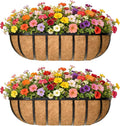 English Inviting Horse Trough Balcony Planter by EIMQUVW