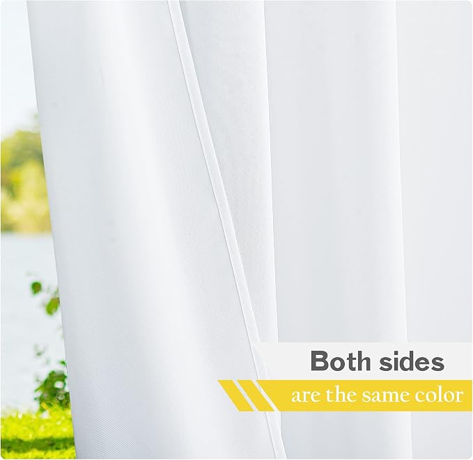 NICETOWN Canvas Outdoor Curtains - Image 5