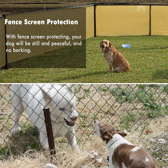UPGRADE Privacy Fence Screen 3'x1' Sand Outdoor 90% Visibility Blockage 170 GSM - Image 7