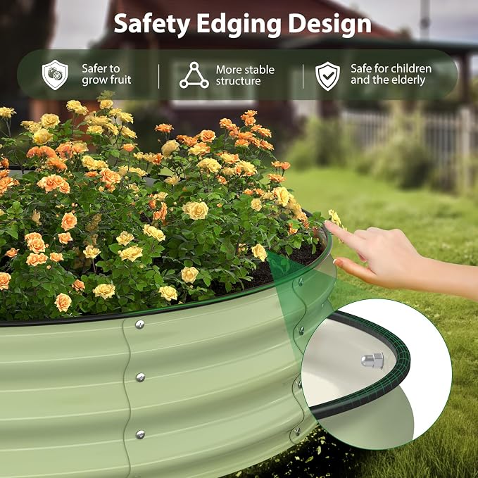 Raised Garden Bed Kit, Large Metal Raised Beds - Image 2