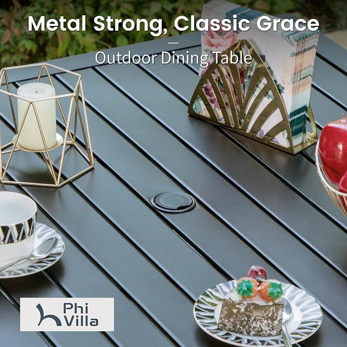 PHI VILLA 5 Pieces Outdoor Dining Set - Image 6