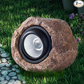 2 Pack Solar Rock Lights, Outdoor Decorative Garden Spotlights by VISFLAIR