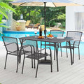 AECOJOY 5 Piece Outdoor Table and Chair, Patio Outdoor Dining Set by AECOJOY