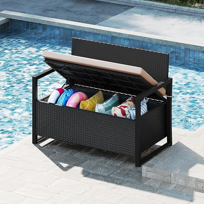 Tangkula 40 Gallon Outdoor Bench - Image 4