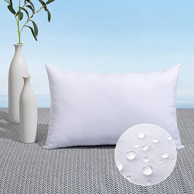 MIULEE 14x20 Pillow Insert Throw Pillow Insert, Outdoor Pillows Water-Resistant by MIULEE