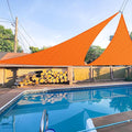 E&K Sunrise 13' x 13' x 13' Sun Shade Sail Triangle Canopy Shade Cover UV Block by EKSUNRISEINC