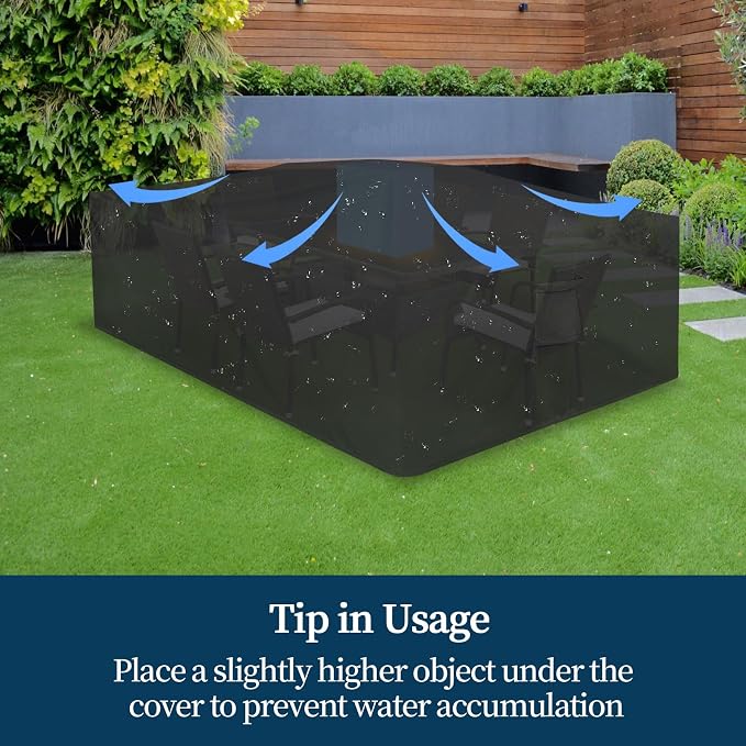 Easy-Going Patio Furniture Cover Waterproof Outdoor Rectangular Table Cover - Image 7