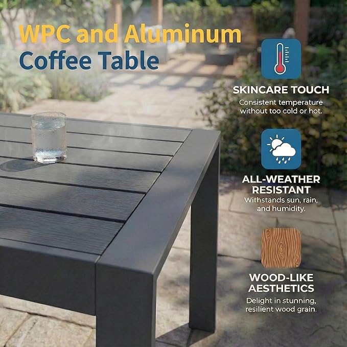 Wisteria Lane Aluminum Patio Furniture Set - Image 7