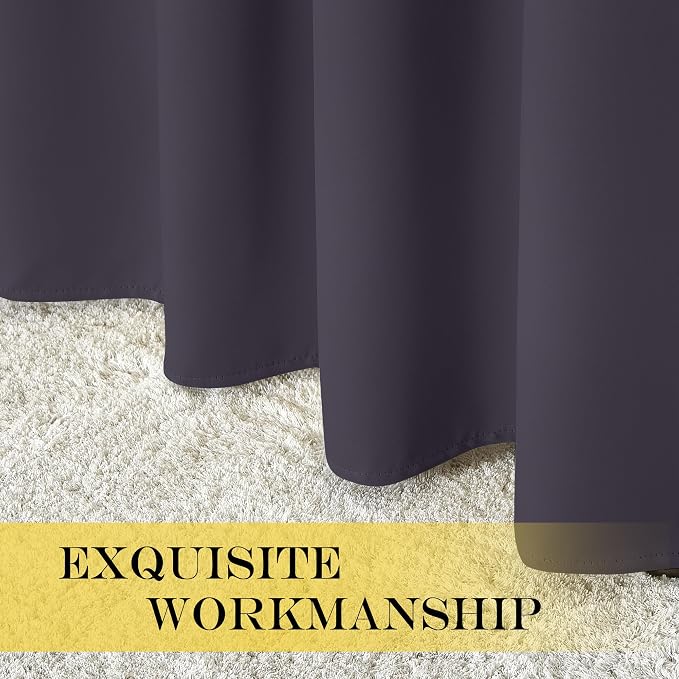NICETOWN Blackout Drapery Curtain Panel 90 inches Long - Image 6