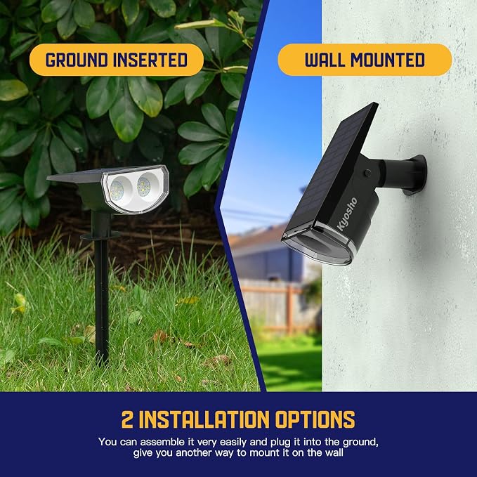 Kyosho Color Changing Solar Outdoor Lights, 9 Lighting Modes Halloween - Image 8