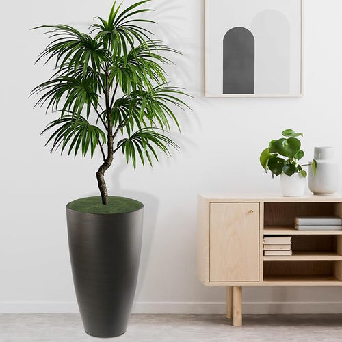 2 Packs 21 inch Tall Planter, Indoor Outdoor Round Planter - Image 2