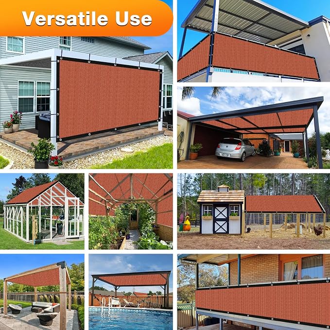 Artpuch 90% Sun Shade Cloth, 4 x 20 FT Pergola Shade Cover Canopy - Image 6