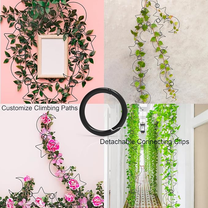 20 Pcs Chain Trellis for Climbing Plants, Plant Trellis Indoor and Outdoor - Image 4