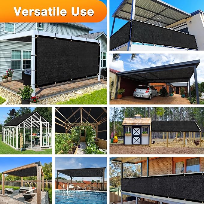 Artpuch Outdoor Pergola Shade Cover 12x20 FT Sun Shade Cloth - Image 6