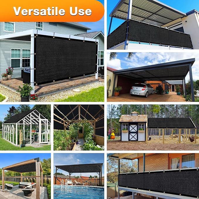 Artpuch Outdoor Pergola Shade Cover 19x23 FT Sun Shade Cloth - Image 6