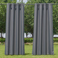 NICETOWN Outdoor Curtains for Patio Waterproof Extra Wide 2 Panels, Rustproof by NICETOWN