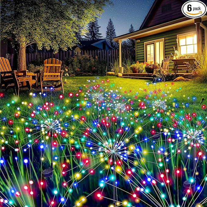 GIGALUMI Garden Decor Outdoor Lights 120LED 2Pack, Solar Garden Lights by GIGALUMI