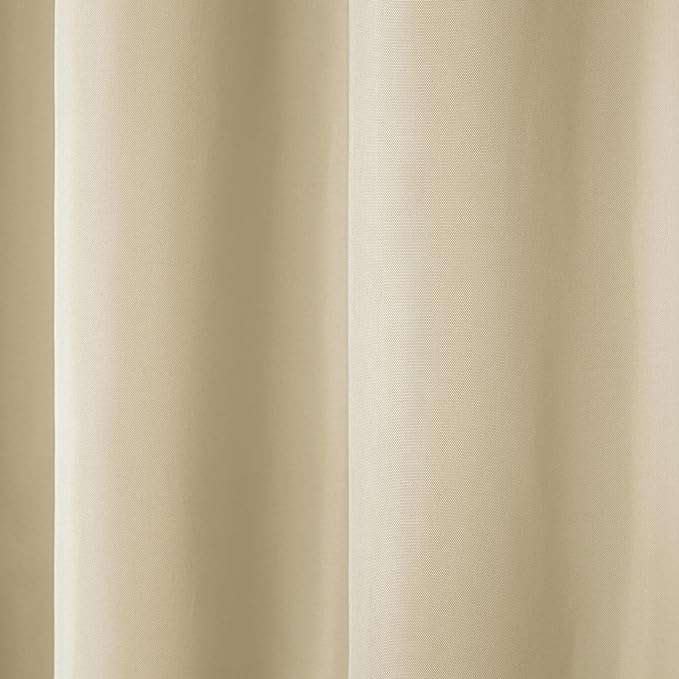 TOWN & COUNTRY BASICS Cabana Solid Heavyweight Indoor Outdoor Curtains - Image 4