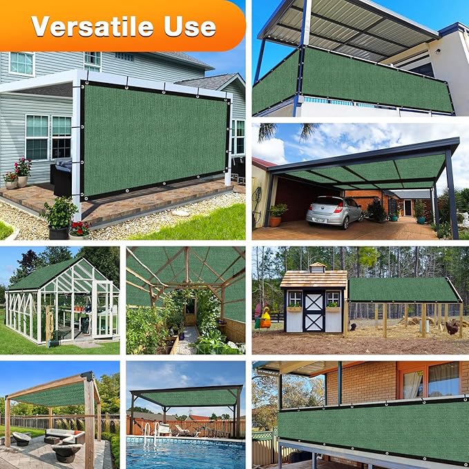 Artpuch Outdoor Pergola Shade Cover 5' X 6' Sun Shade Cloth - Image 6