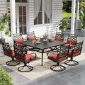 Sophia and William Swivel Outdoor Patio Dining Set by SophiaWilliam